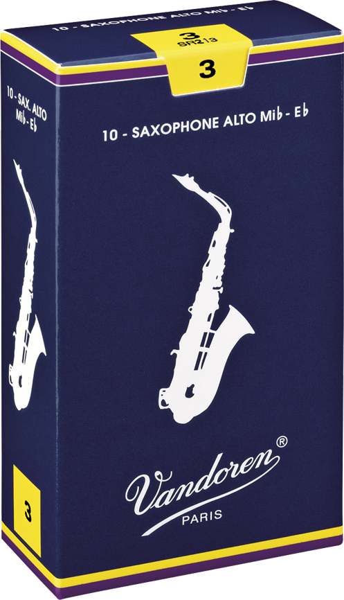 Vandoren Sr213 Sax Alto 3 Boite De 10 - Blatt für Saxophon - Main picture