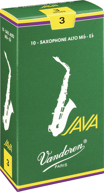 Vandoren Sr2625 Sax Alto Java No 2.5 / Boite De 10 - Blatt für Saxophon - Main picture