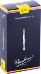 Klarinettenblatt  Vandoren CR1125 Clarinette Mib Force 2,5 (Box x10)