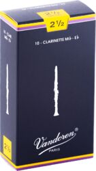 Klarinettenblatt Vandoren CR1125 Clarinette Mib Force 2,5 (Box x10)