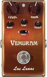 Overdrive/distortion/fuzz effektpedal Vemuram Las Lunas