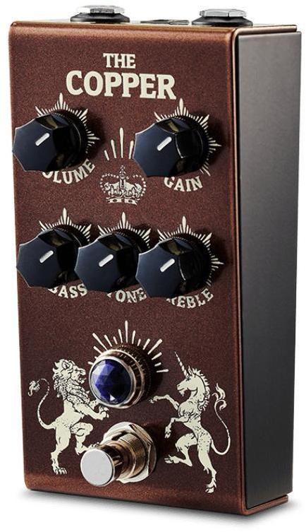 Overdrive/distortion/fuzz effektpedal Victory amplification V1 Copper