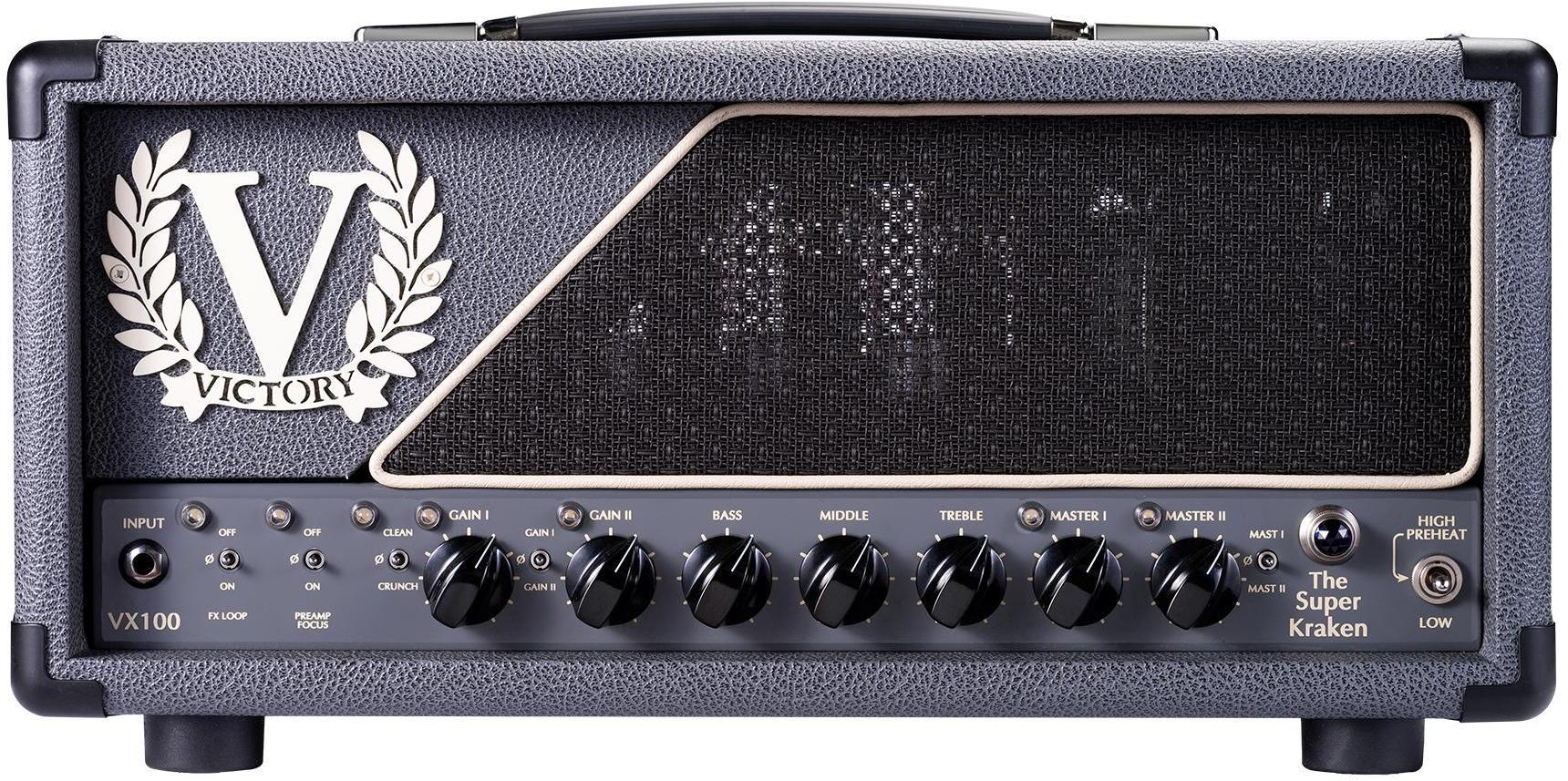 E-gitarre topteil Victory amplification VX100 Super Kraken Head 100W/30W
