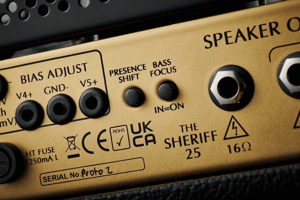 Victory Amplification Sheriff 25 Compact Head 25w El86/el84 - E-Gitarre Topteil - Variation 2