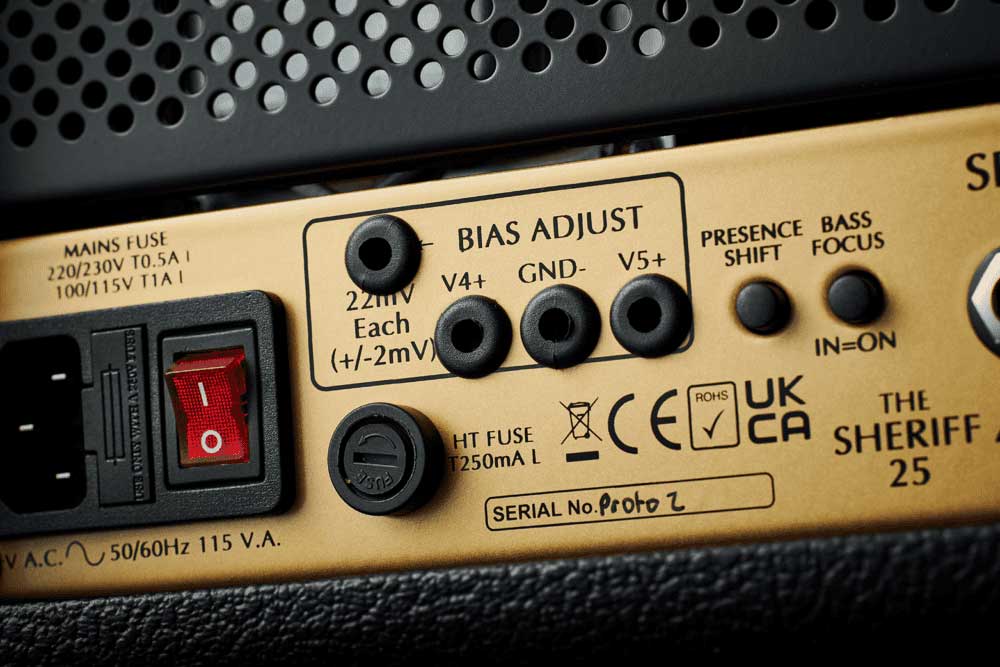Victory Amplification Sheriff 25 Compact Head 25w El86/el84 - E-Gitarre Topteil - Variation 4