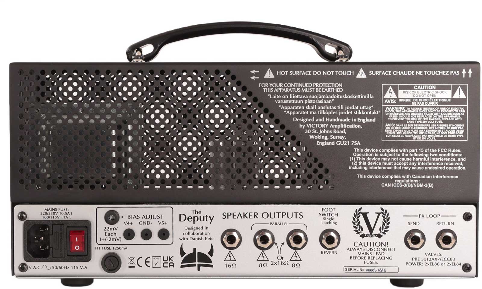Victory Amplification The Deputy Lunch Box Head 25w El86/el84 - E-Gitarre Topteil - Variation 1