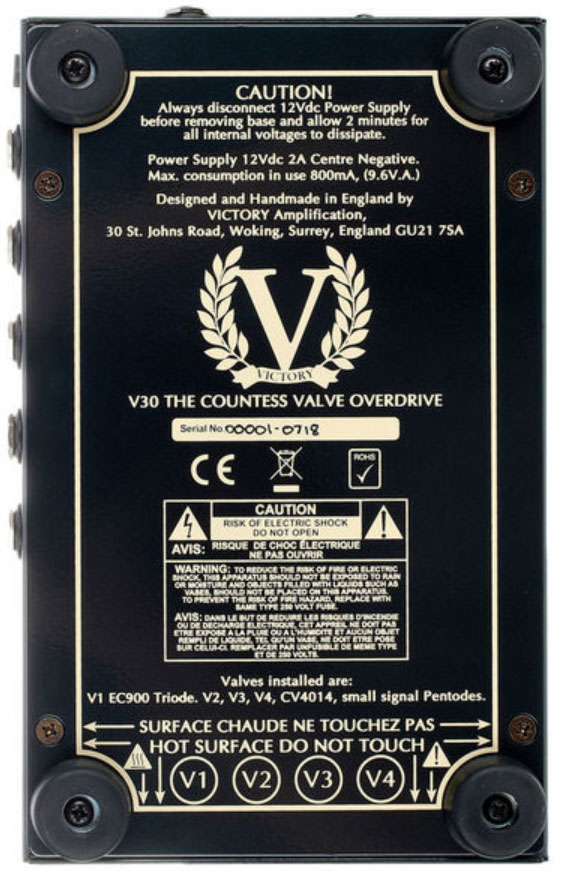 Victory Amplification V4 V30 The Countess Preamp A Lampes - Elektrische PreAmp - Variation 3