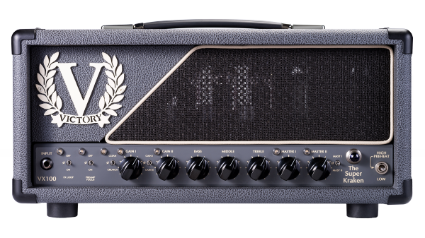 E-gitarre topteil Victory amplification VX100 Super Kraken Head 100W/30W