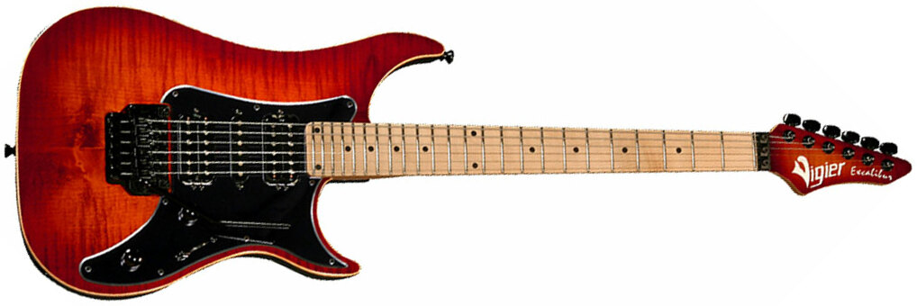 Vigier Excalibur Custom Hsh Mn - Mysterious Red - E-Gitarre in Str-Form - Main picture
