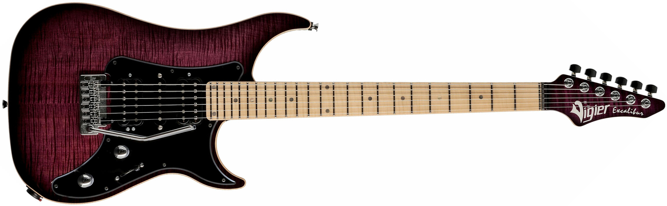 Vigier Excalibur Special Hsh Trem Mn - Mysterious Purple - Double Cut E-Gitarre - Main picture
