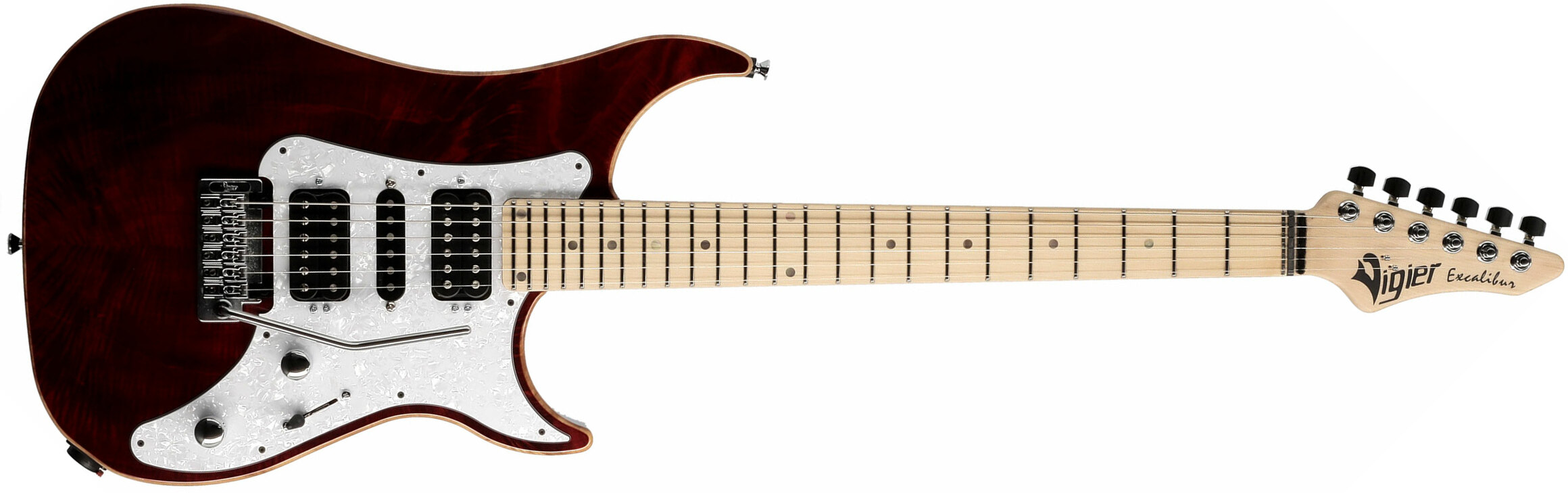 Vigier Excalibur Special Hsh Trem Mn - Ruby - E-Gitarre in Str-Form - Main picture