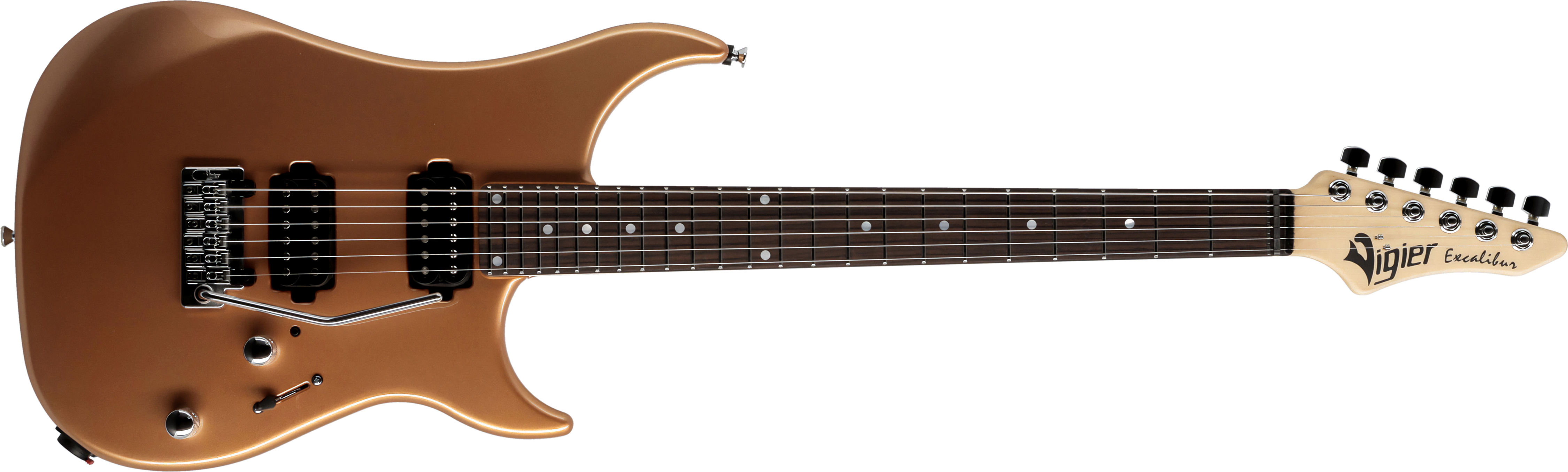 Vigier Excalibur Thirteen 2h Trem Rw - Monarchy Gold - E-Gitarre in Str-Form - Main picture