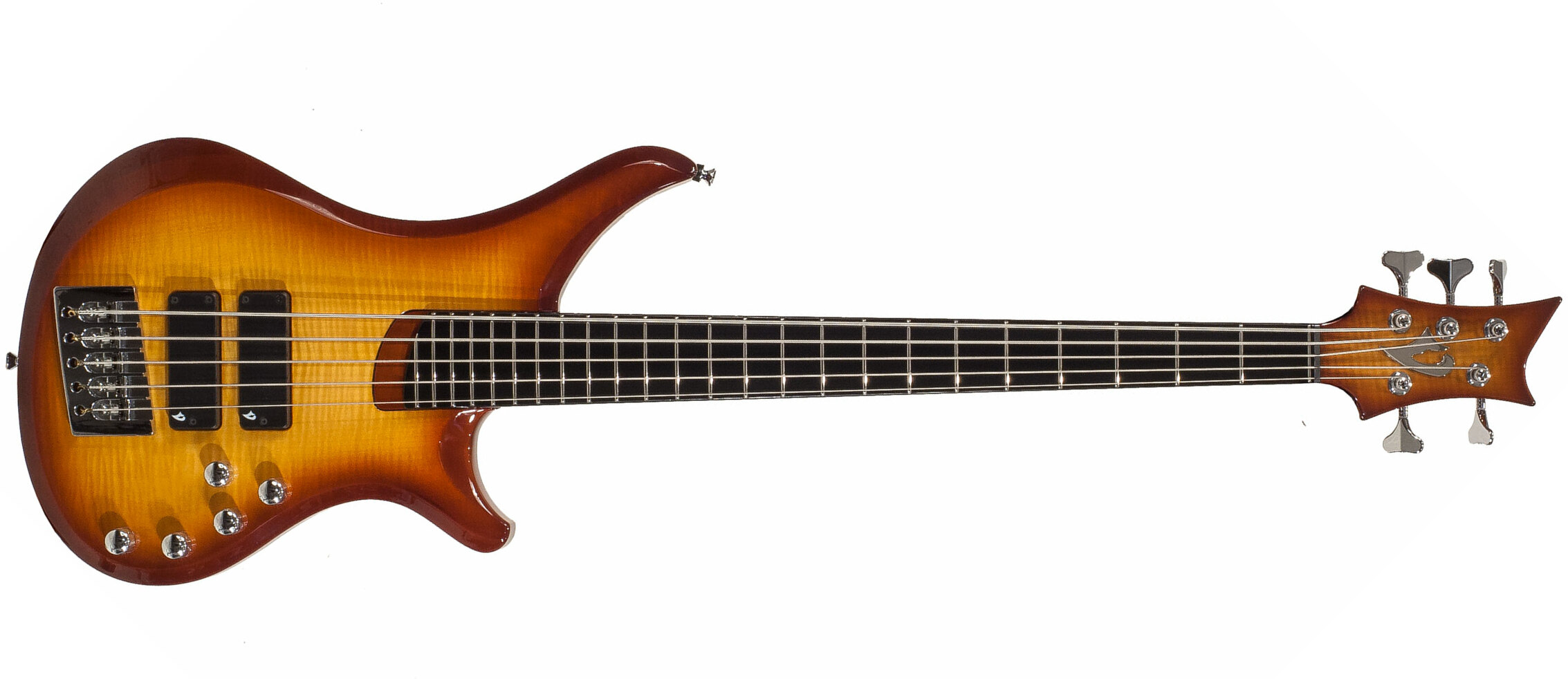 Vigier Passion Iv 5-cordes Active Phe - Amber - Solidbody E-bass - Main picture