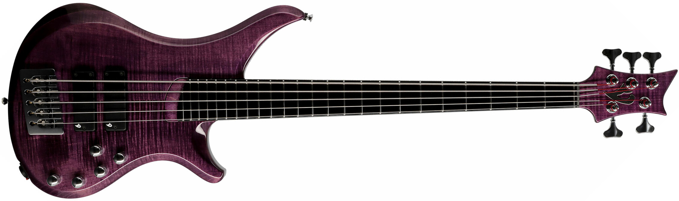 Vigier Passion Iv 5c Active Phe - Amethyst Purple - Solidbody E-bass - Main picture