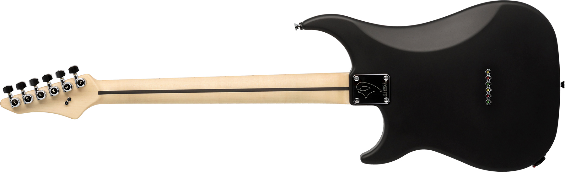 Vigier Excalibur Indus 2h Ht Mn - Black Matte - E-Gitarre in Str-Form - Variation 1