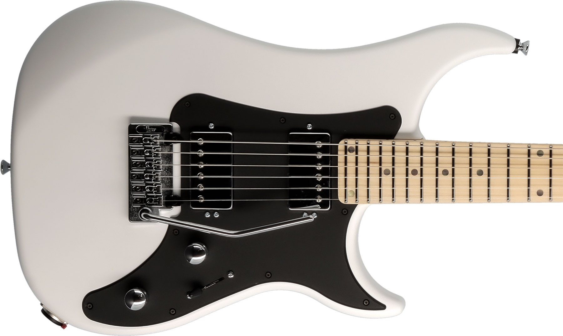 Vigier Excalibur Indus Hh Trem Mn - White - Double Cut E-Gitarre - Variation 2