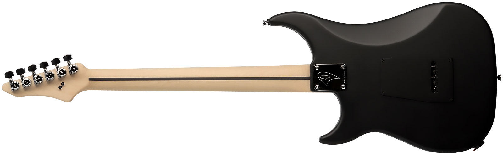 Vigier Excalibur Indus 2h Trem Rw - Black Matte - Double Cut E-Gitarre - Variation 1