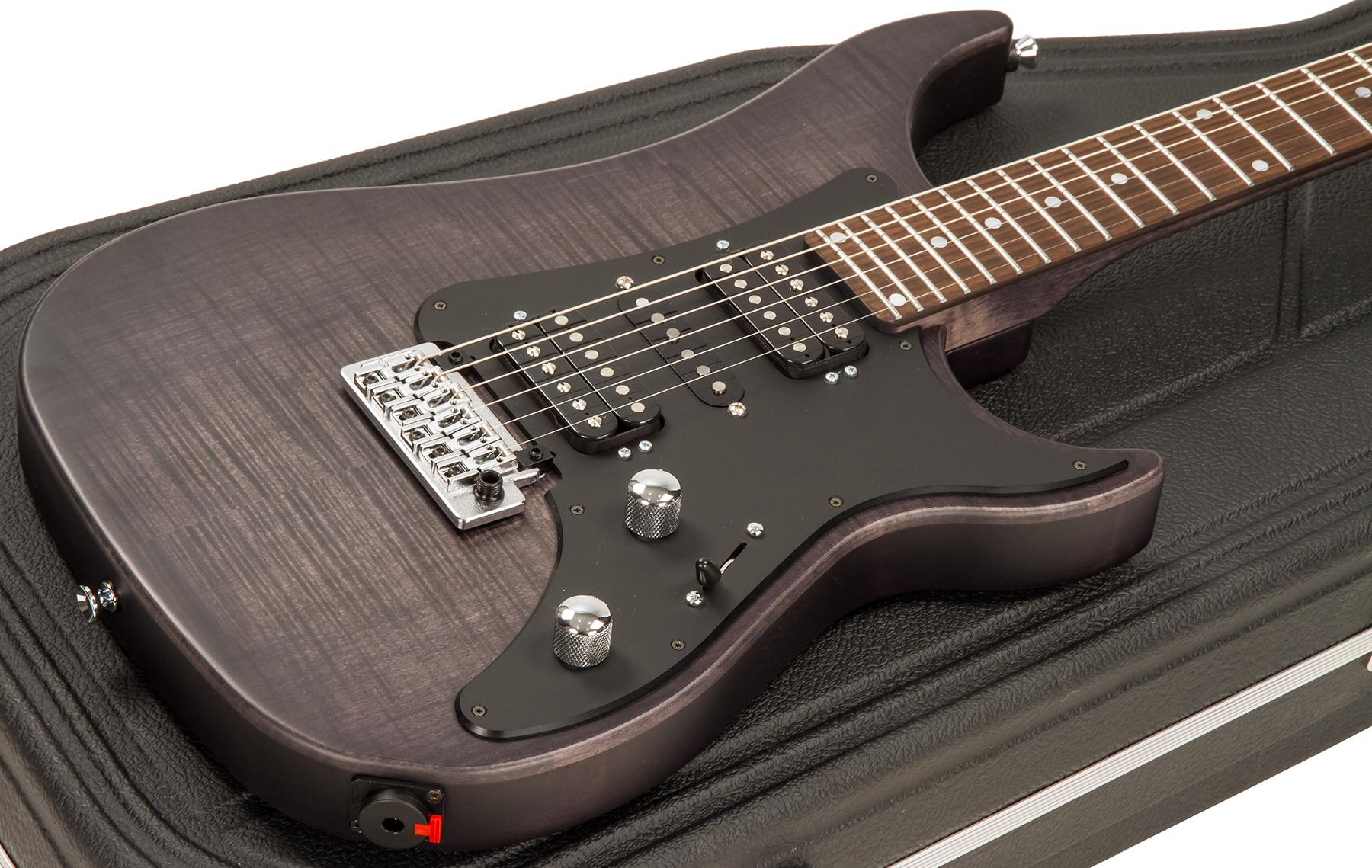 Vigier Excalibur Speciaal Hsh Trem Rw - Velour Noir - E-Gitarre aus Metall - Variation 1