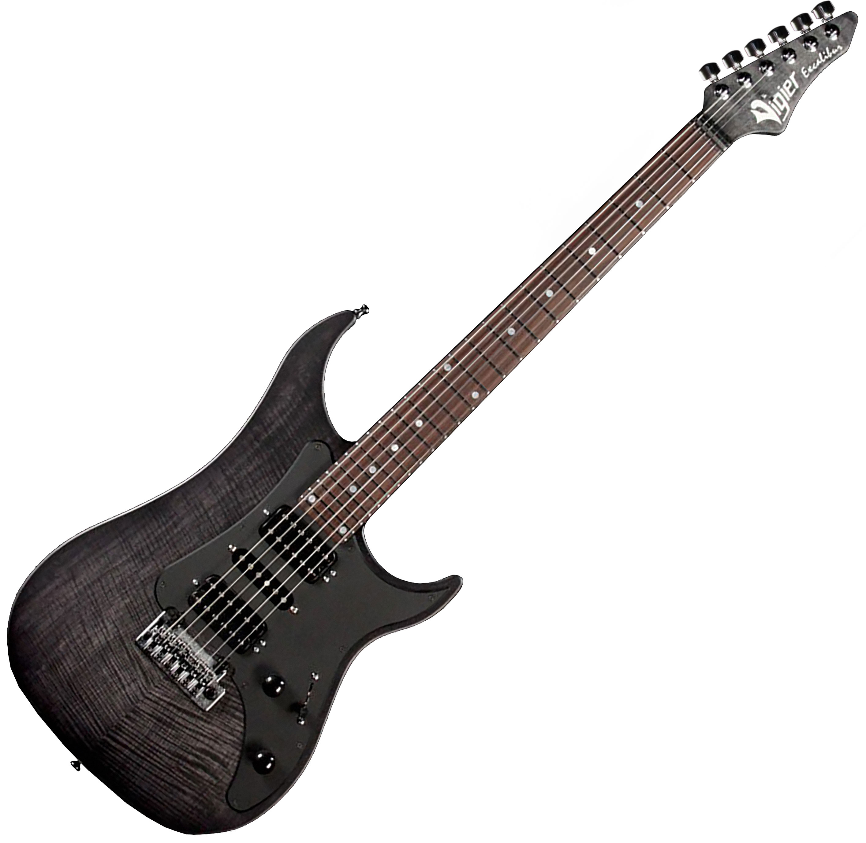 Vigier Excalibur Special Hsh Trem Mn +housse - Velour Noir - 7-saitige E-Gitarre - Variation 1