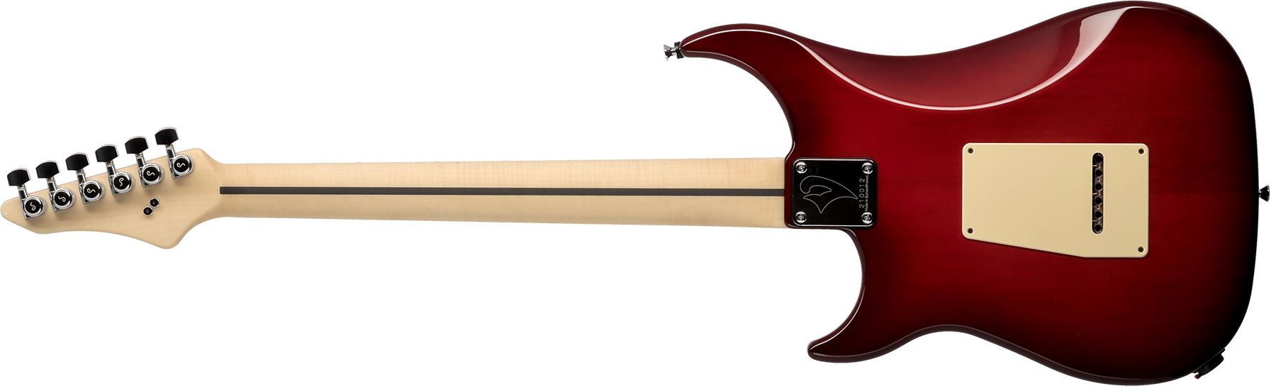 Vigier Excalibur Supraa Hsh Trem Mn - Clear Red - E-Gitarre in Str-Form - Variation 1