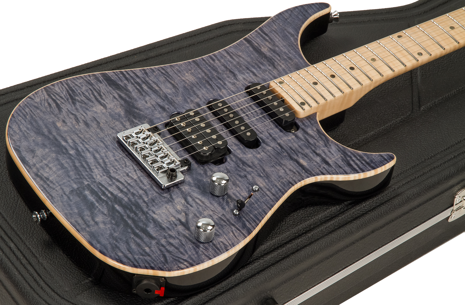 Vigier Excalibur Ultra Blues Hss Trem Mn - Light Sapphire - E-Gitarre in Str-Form - Variation 1