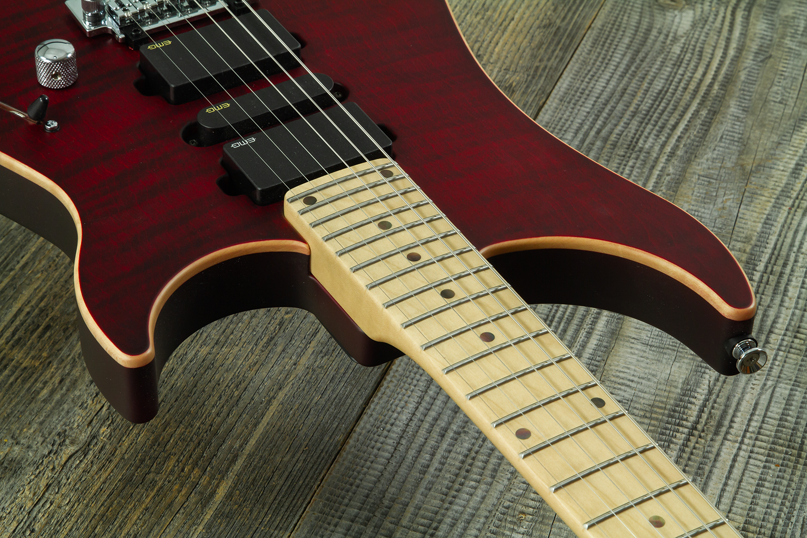 Vigier Excalibur Ultra Hsh Trem Mn - Double Ruby Fade Matte - E-Gitarre in Str-Form - Variation 3
