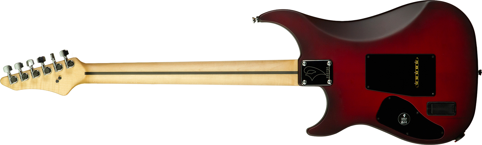 Vigier Excalibur Ultra Hsh Trem Mn - Double Ruby Fade Matte - E-Gitarre in Str-Form - Variation 6