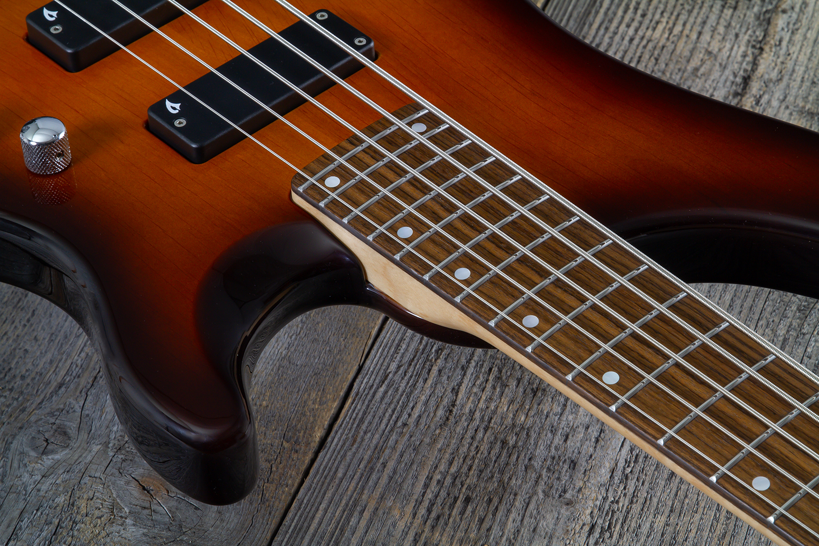 Vigier Excess Original 5c Active Rw - Antique Violin - Solidbody E-bass - Variation 4