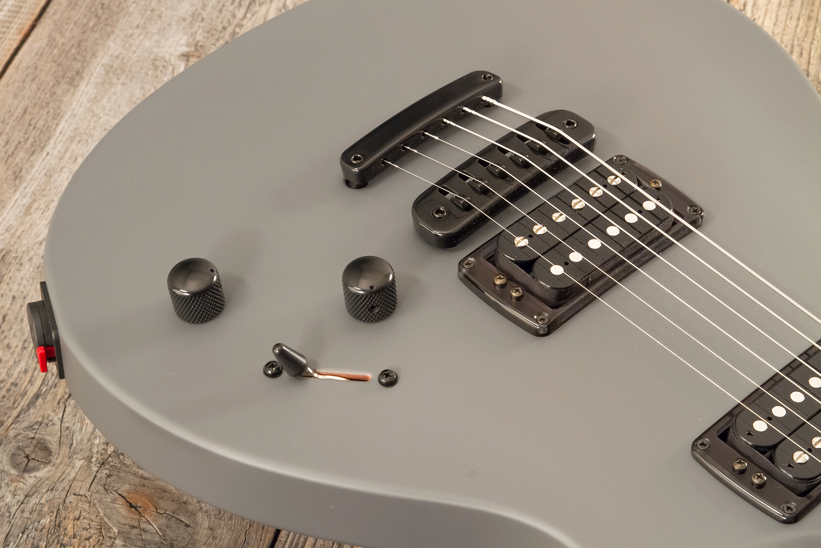Vigier G.v. Rock 2h Ht Rw - Grey Matter - Single-Cut-E-Gitarre - Variation 3