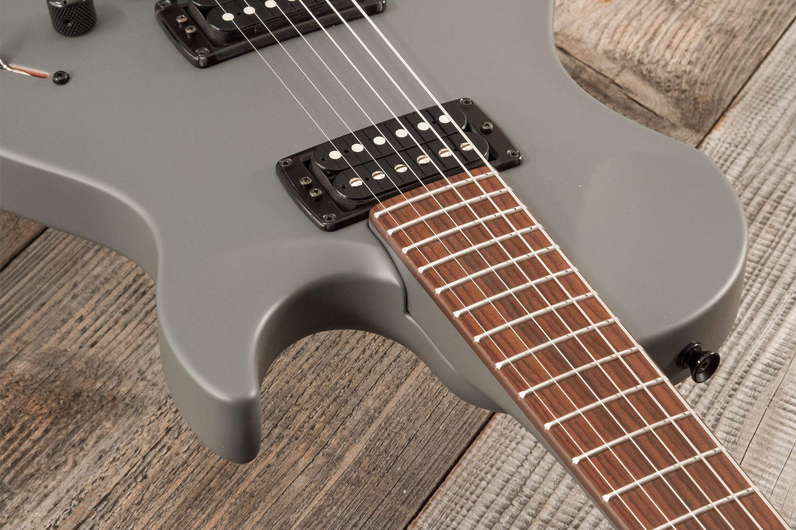 Vigier G.v. Rock 2h Ht Rw - Grey Matter - Single-Cut-E-Gitarre - Variation 4