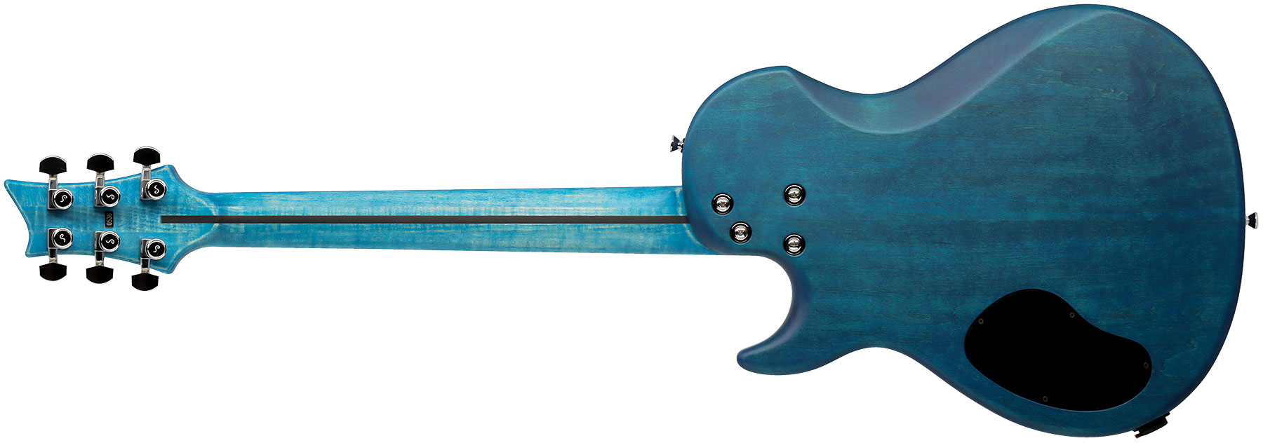 Vigier G.v. Wood 2h Ht Phe - Stonewash Blue Matt - Single-Cut-E-Gitarre - Variation 1