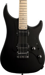 E-gitarre in str-form Vigier Excalibur Indus (HH, HT, MN) - Black matte