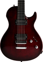 Single-cut-e-gitarre Vigier                         G.V. Wood - Deep burgundy fade