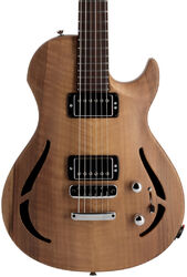 Semi-hollow e-gitarre Vigier                         G.V. Wood Hollow Royal Walnut #0631 - Natural