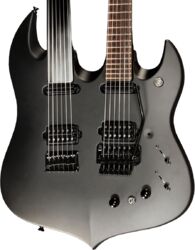 Doppelhals e-gitarre Vigier                         Ron Thal Double B Foot - Black matte