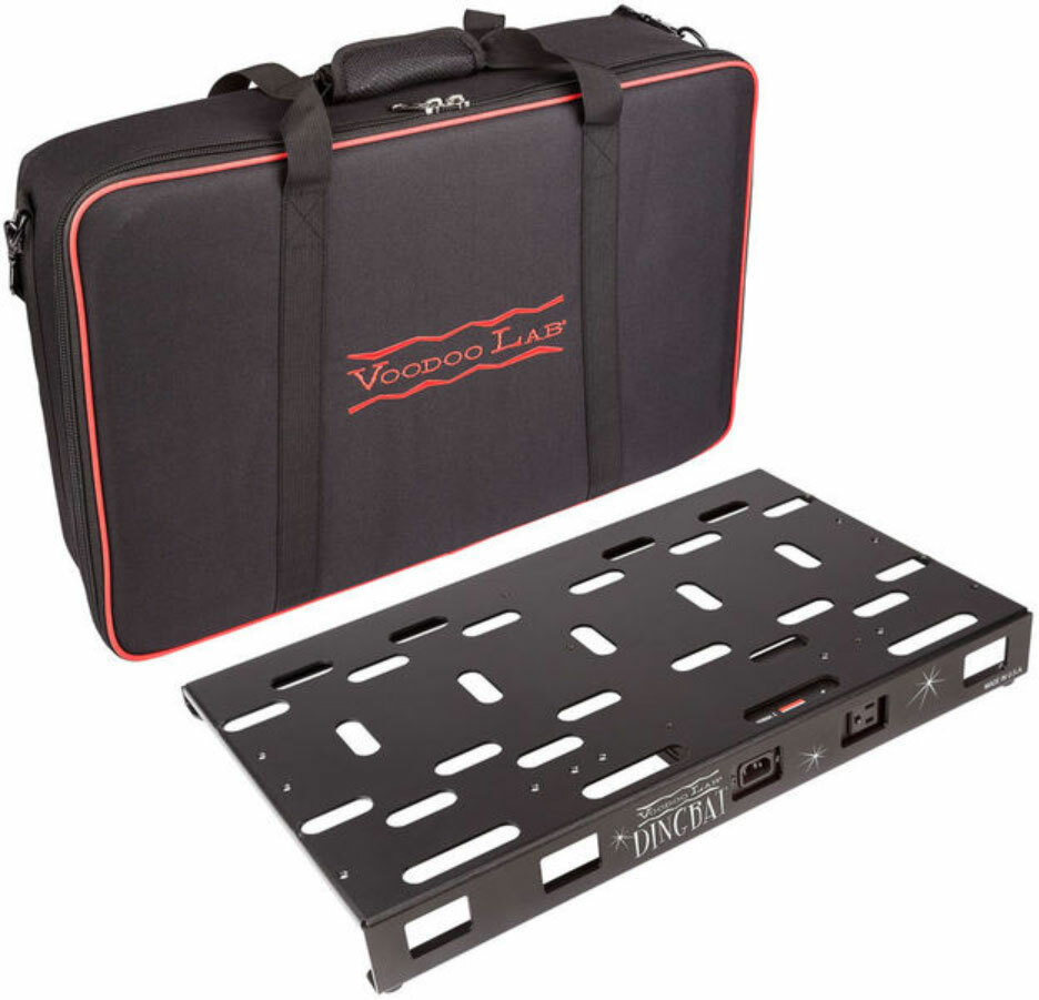 Voodoo Lab Dingbat Medium Pedalboard Power Package Pedal Power 2 +housse - Pedalboard - Main picture