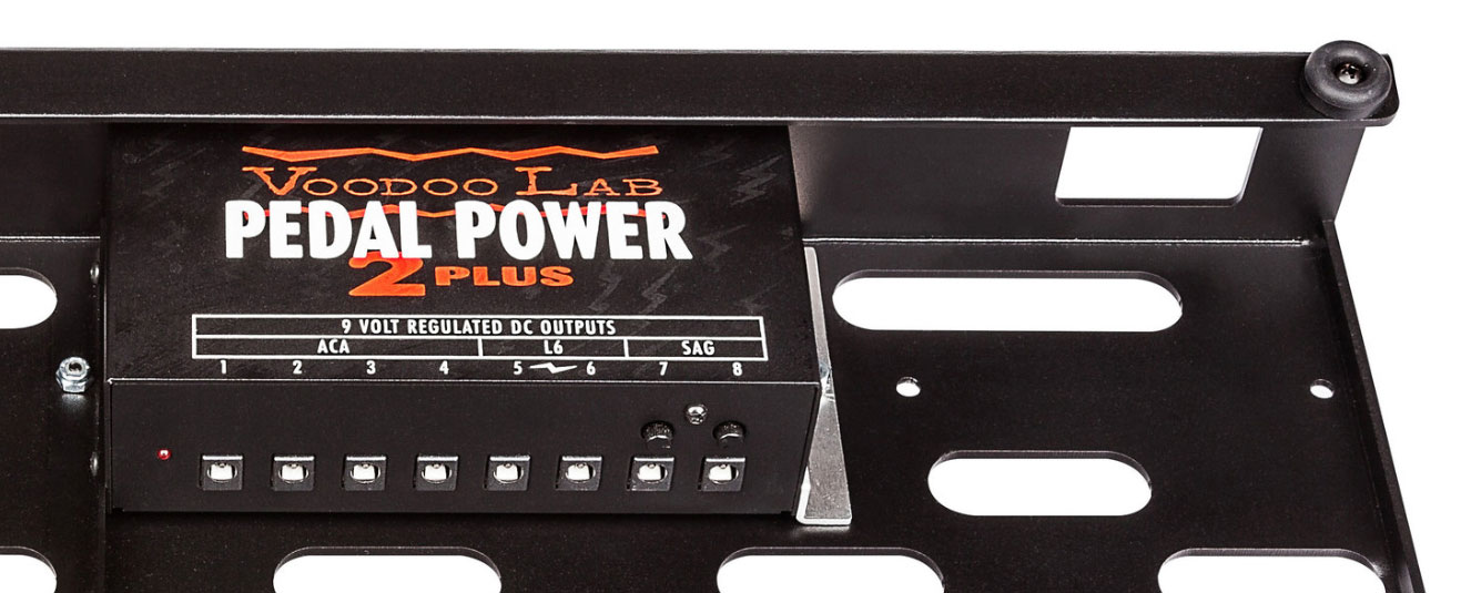 Voodoo Lab Dingbat Medium Pedalboard Power Package Pedal Power 2 +housse - Pedalboard - Variation 5