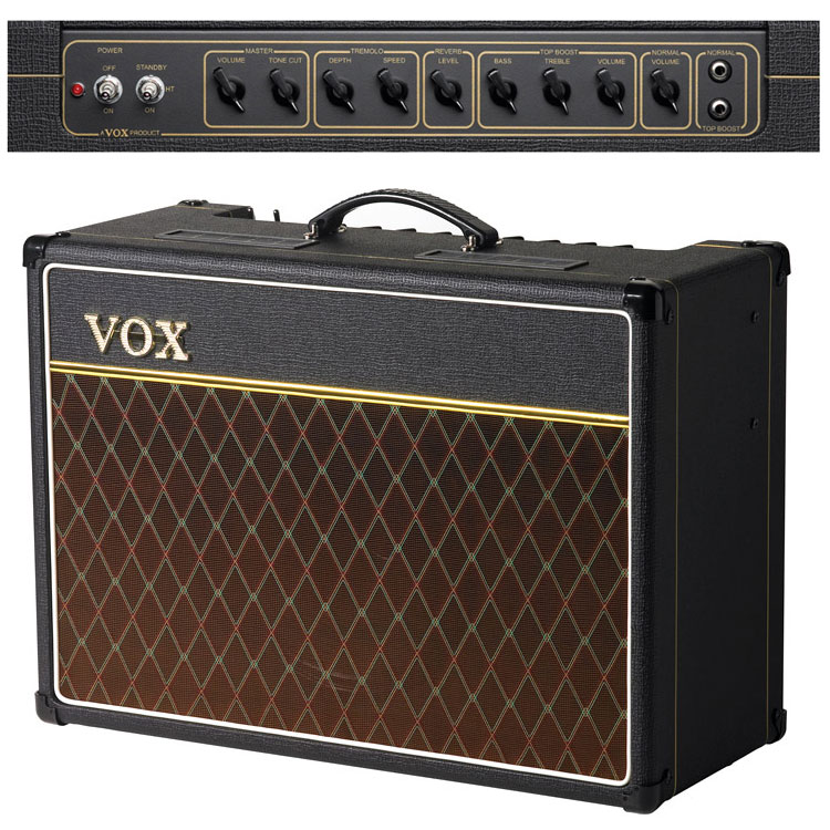 Vox Ac15c1 Custom 15w 1x12 Greenback Black - Combo für E-Gitarre - Variation 1