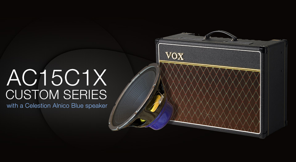 Vox Ac15c1x Custom 15w 1x12 Celestion Alnico Blue Black - Combo für E-Gitarre - Variation 4