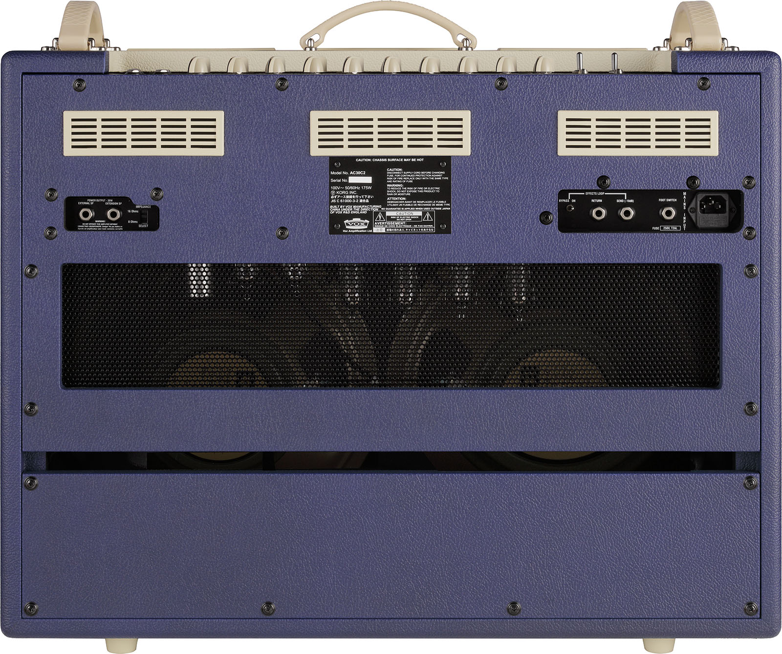 Vox Ac30c2 Ttbc All Tube Ltd 1x12 30w Two-tone Blue & Cream - Combo für E-Gitarre - Variation 2