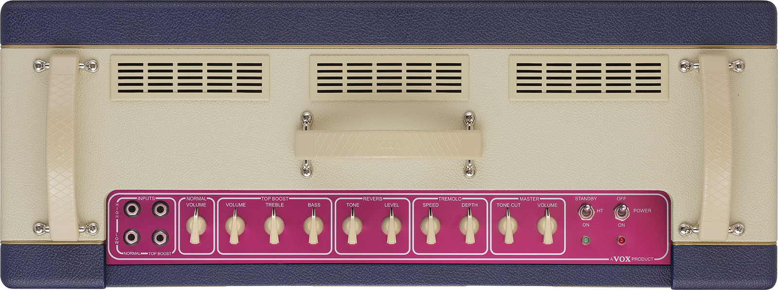 Vox Ac30c2 Ttbc All Tube Ltd 1x12 30w Two-tone Blue & Cream - Combo für E-Gitarre - Variation 3