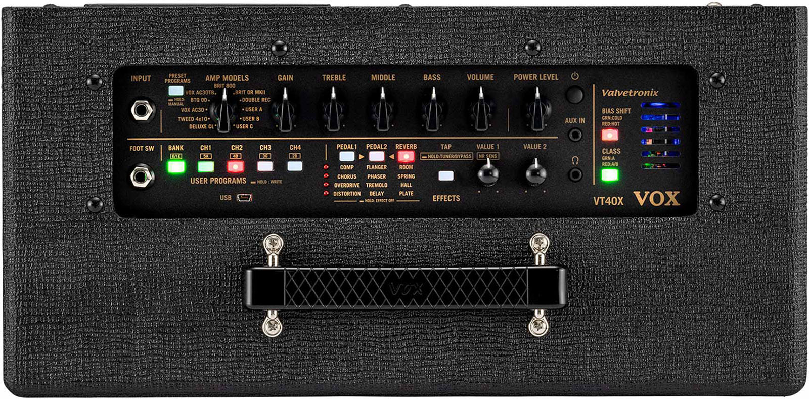Vox Combo Vt40x Classic Blue - Combo für E-Gitarre - Variation 3