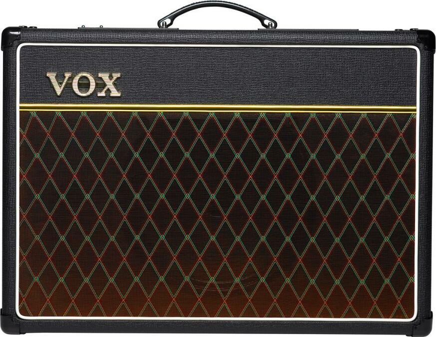 Vox Ac15c1 Custom 15w 1x12 Greenback Black - Combo für E-Gitarre - Main picture