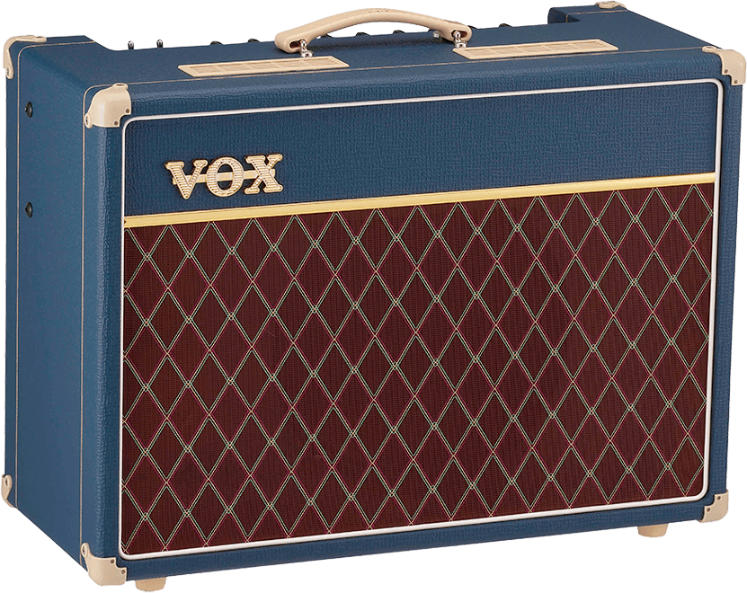 Vox Ac15c1 Limited Edition Rich Blue 1x12 15w - Combo für E-Gitarre - Main picture