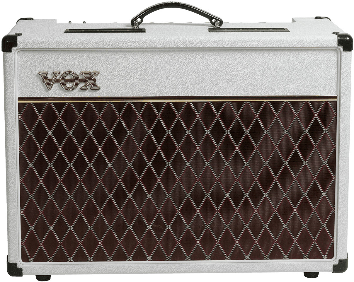 Vox Ac15c1-wb Ltd 15w 1x12 White Bronco - Combo für E-Gitarre - Main picture