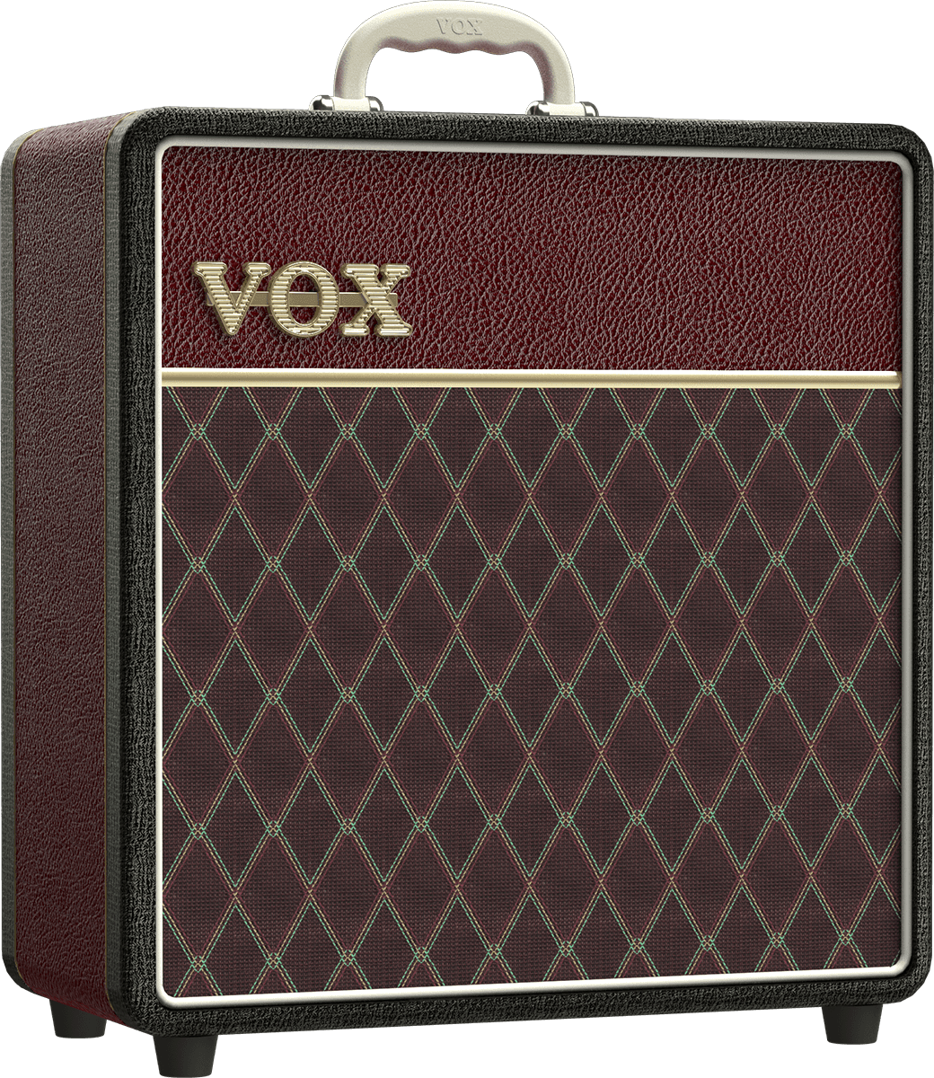Vox Ac4c1-12 Ttbm Ltd Custom 1x12 4w Two-tone Black & Maroon - Combo für E-Gitarre - Main picture