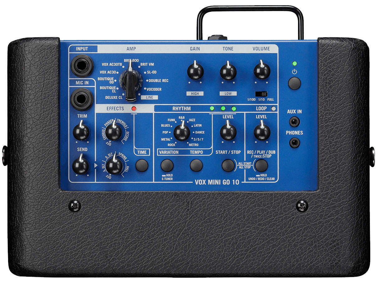 Vox Mini Go 10 Ltd 1x6.5 10w Cobalt Blue - Combo für E-Gitarre - Variation 2