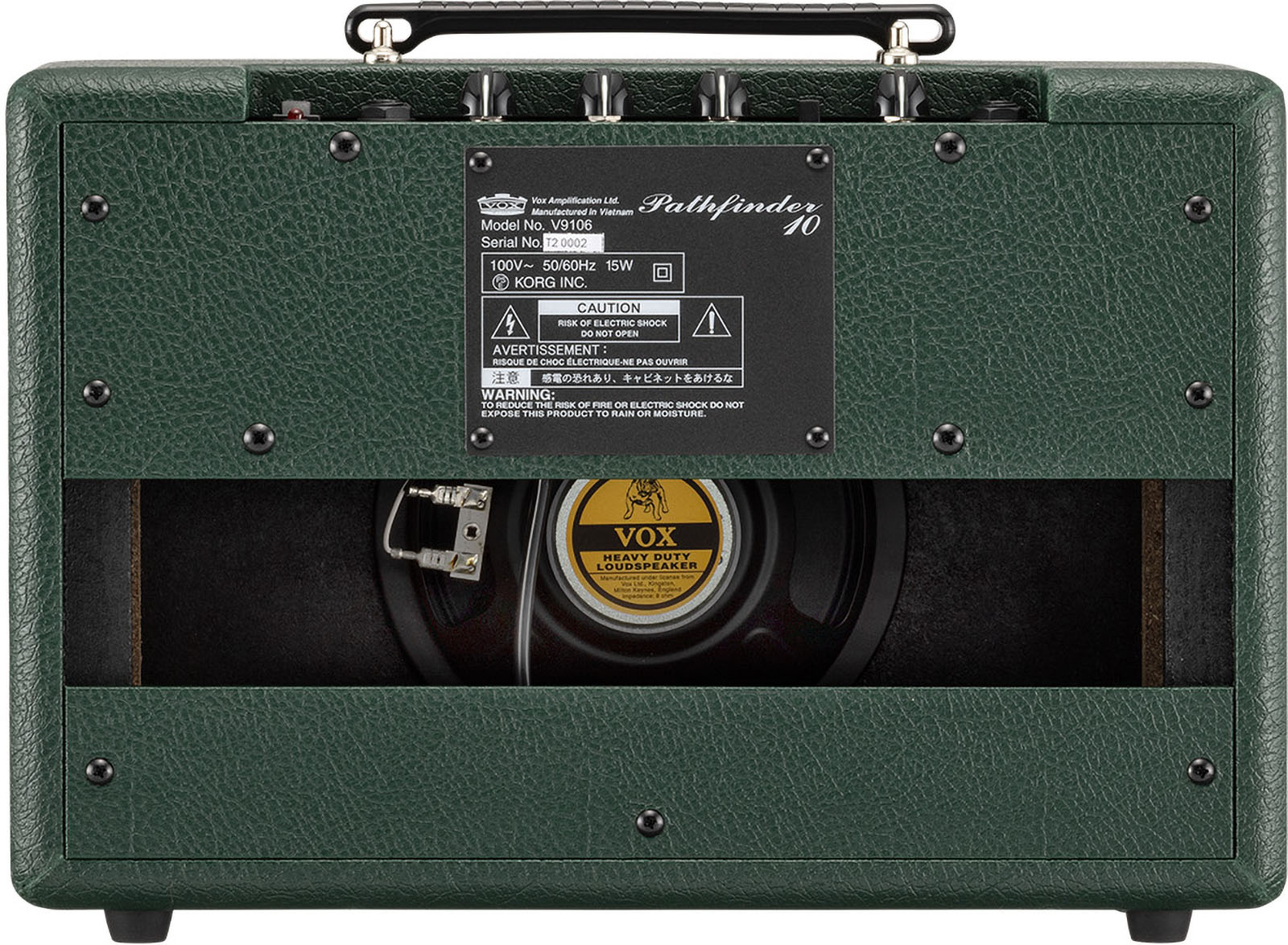 Vox Pathfinder 10w British Racing Green - Combo für E-Gitarre - Variation 4