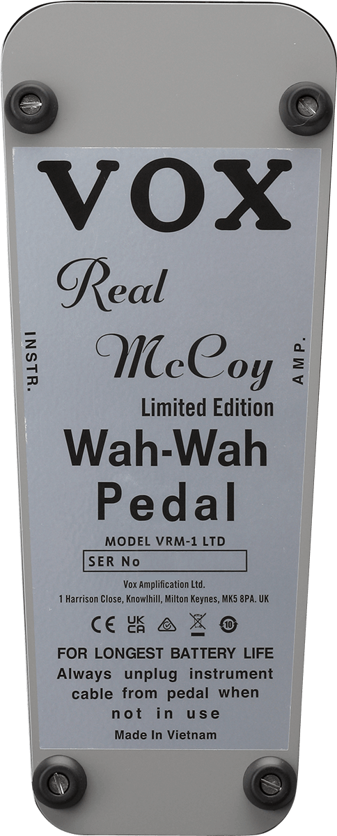 Vox Vrm-1-ltd Real Mccoy Chrome Edition Wah - Wah/Filter Effektpedal - Variation 3