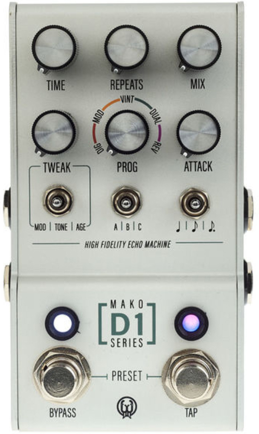 Walrus D1 High Fidelity Stereo Delay Mako - Reverb/Delay/Echo Effektpedal - Main picture